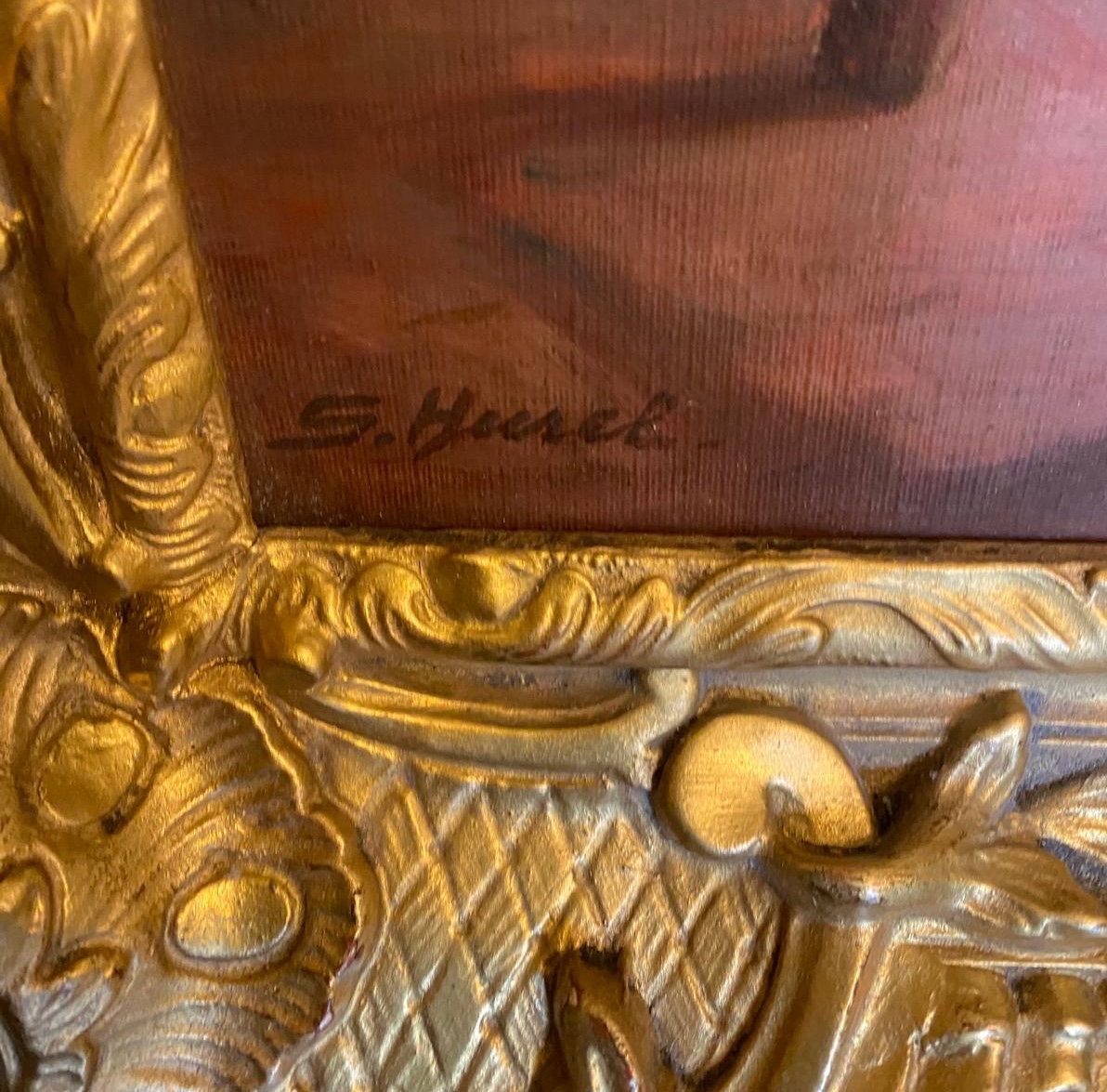 Tableau « dentellière à Bruges » de Suzanne Hurel-photo-3