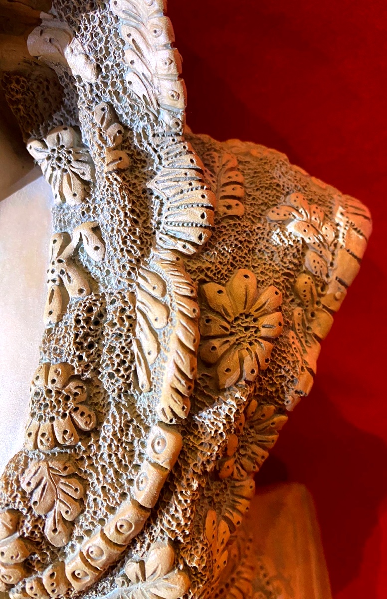 Terracotta Bust Of A Young Woman -photo-4