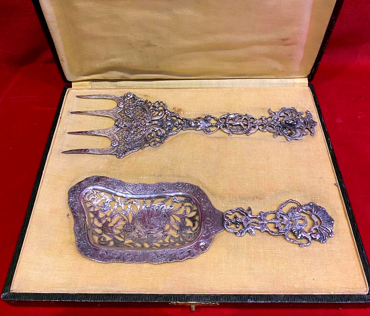 Service à poisson en argent