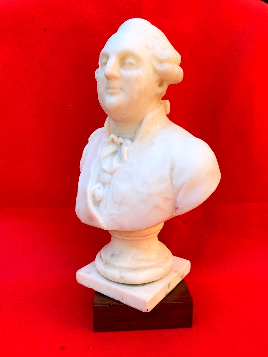 Marble Bust Of King Louis XVI-photo-2