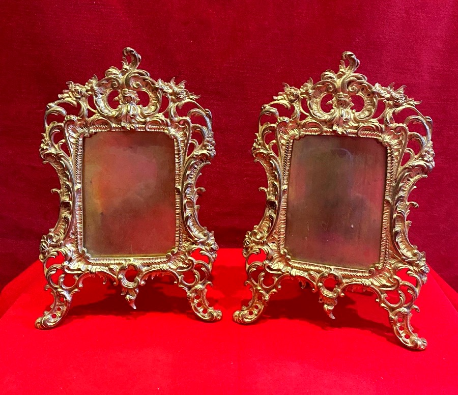 Gilded Bronze Photo Frame