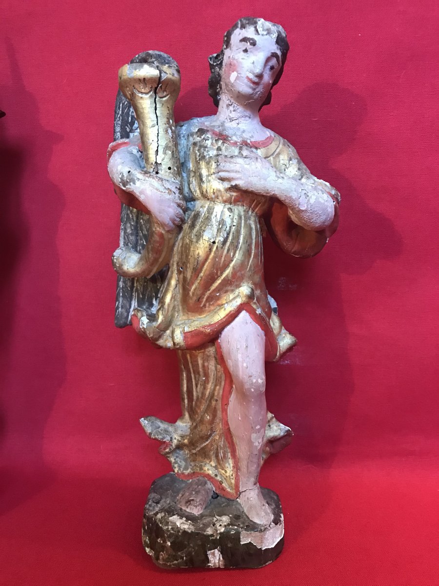 Paire d'Angelots Pique-cierges-photo-2