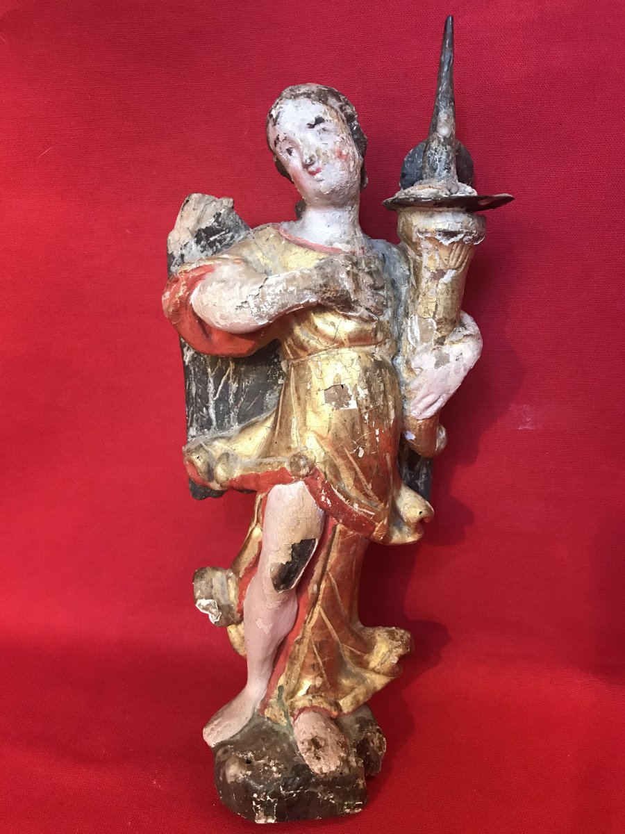 Paire d'Angelots Pique-cierges-photo-3