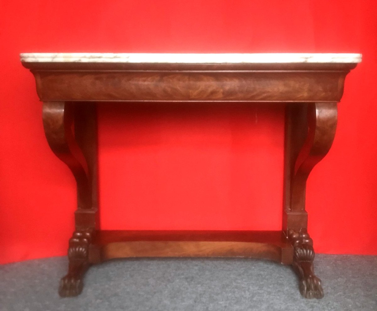 Empire Mahogany Console