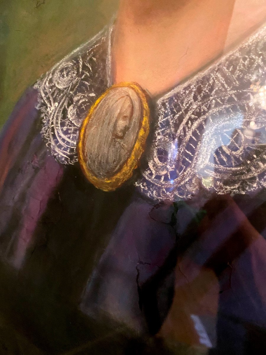 Young Woman Pastel Portrait-photo-3