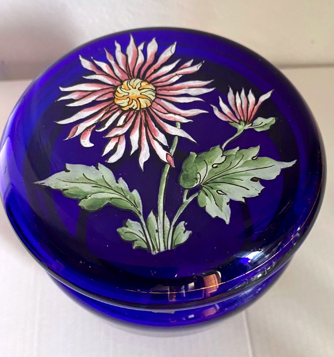 Enameled Glass Box