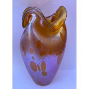 Johann Loetz Glass Vase 