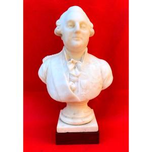 Buste du roi Louis XVI en marbre