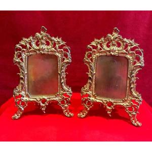 Gilded Bronze Photo Frame