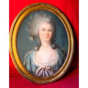 Portait d'Une Femme Au Pastel