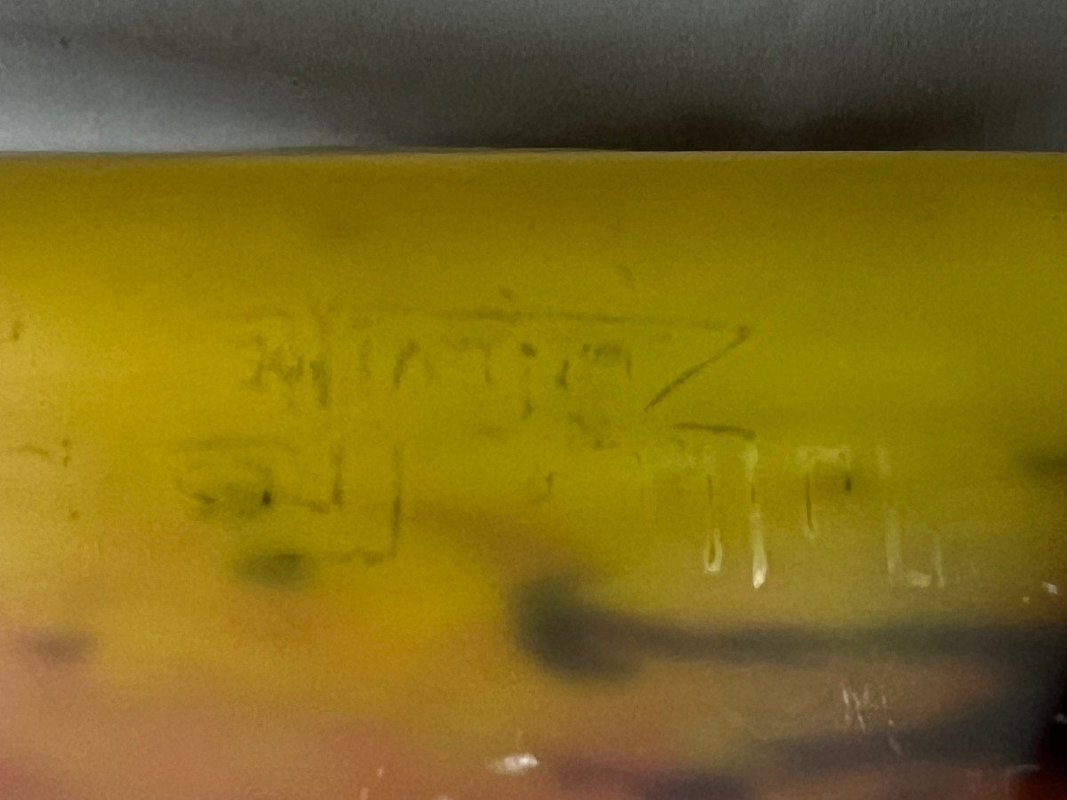 MULLER Freres LUNEVILLE Coupe vide-poche en Pâte de Verre signé-photo-3