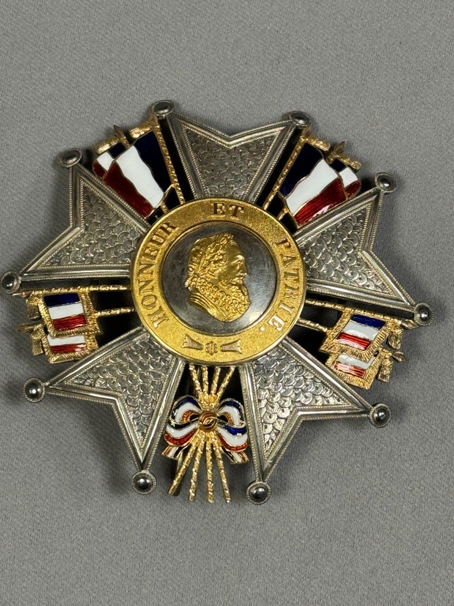 Plate Of Grand Cross Of The Order Of The Legion Of Honor July Monarchy Period 1830-1848