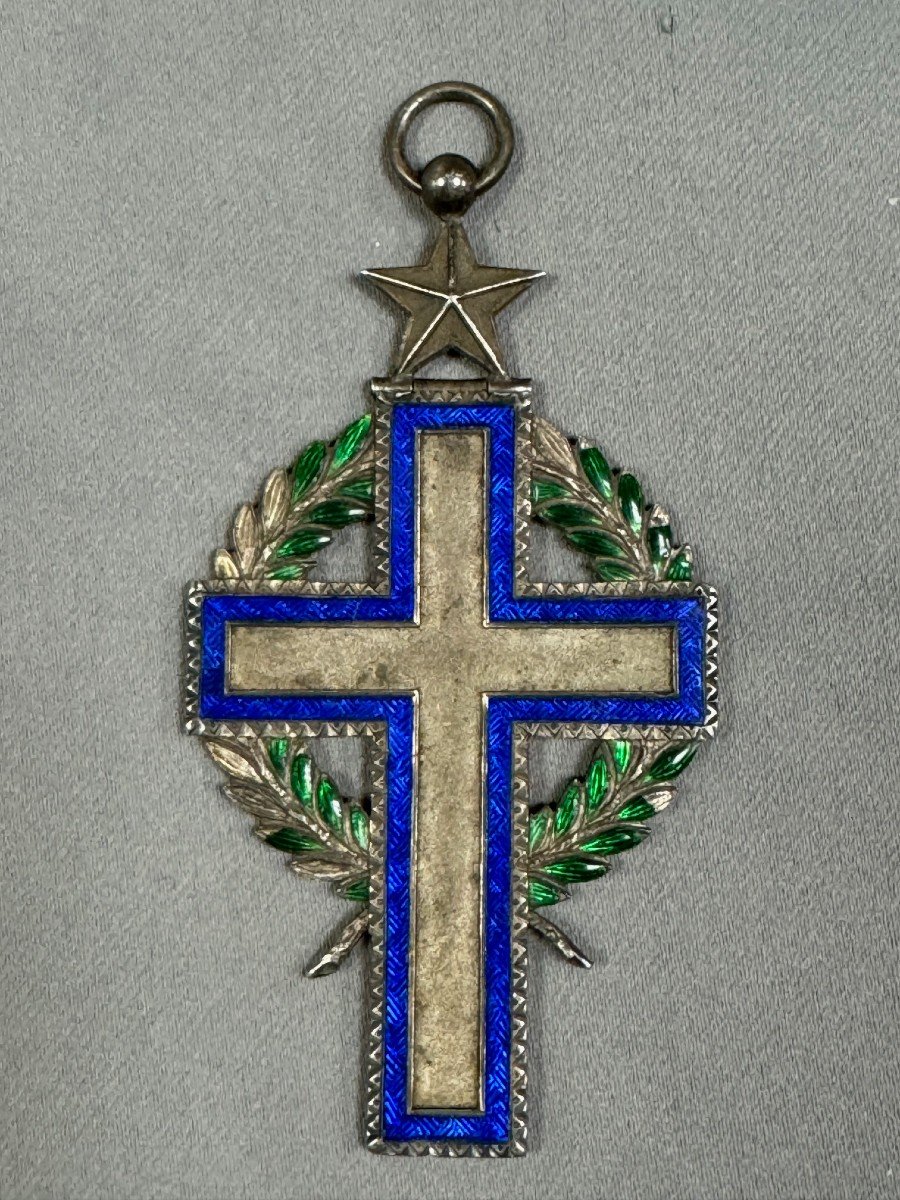 Military Chaplain Cross With A Wounded Star As A Hinge-photo-7