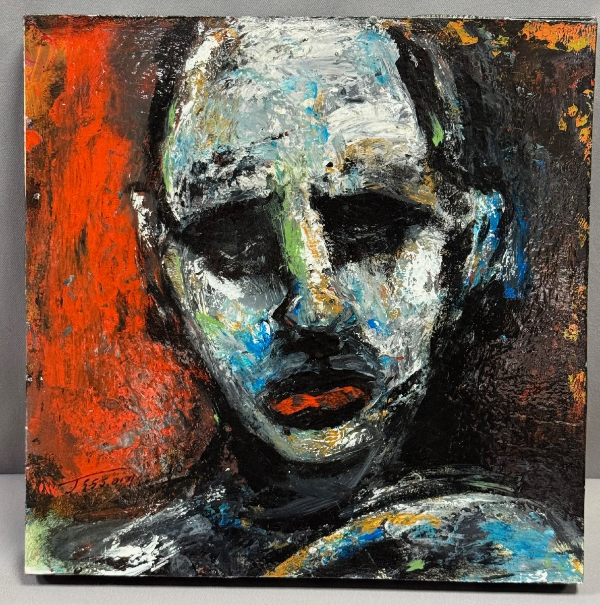 JESSOMME Len : TABLEAU de Len JESSOMME (1968-)Jeune Artiste Canadien (Hamilton)