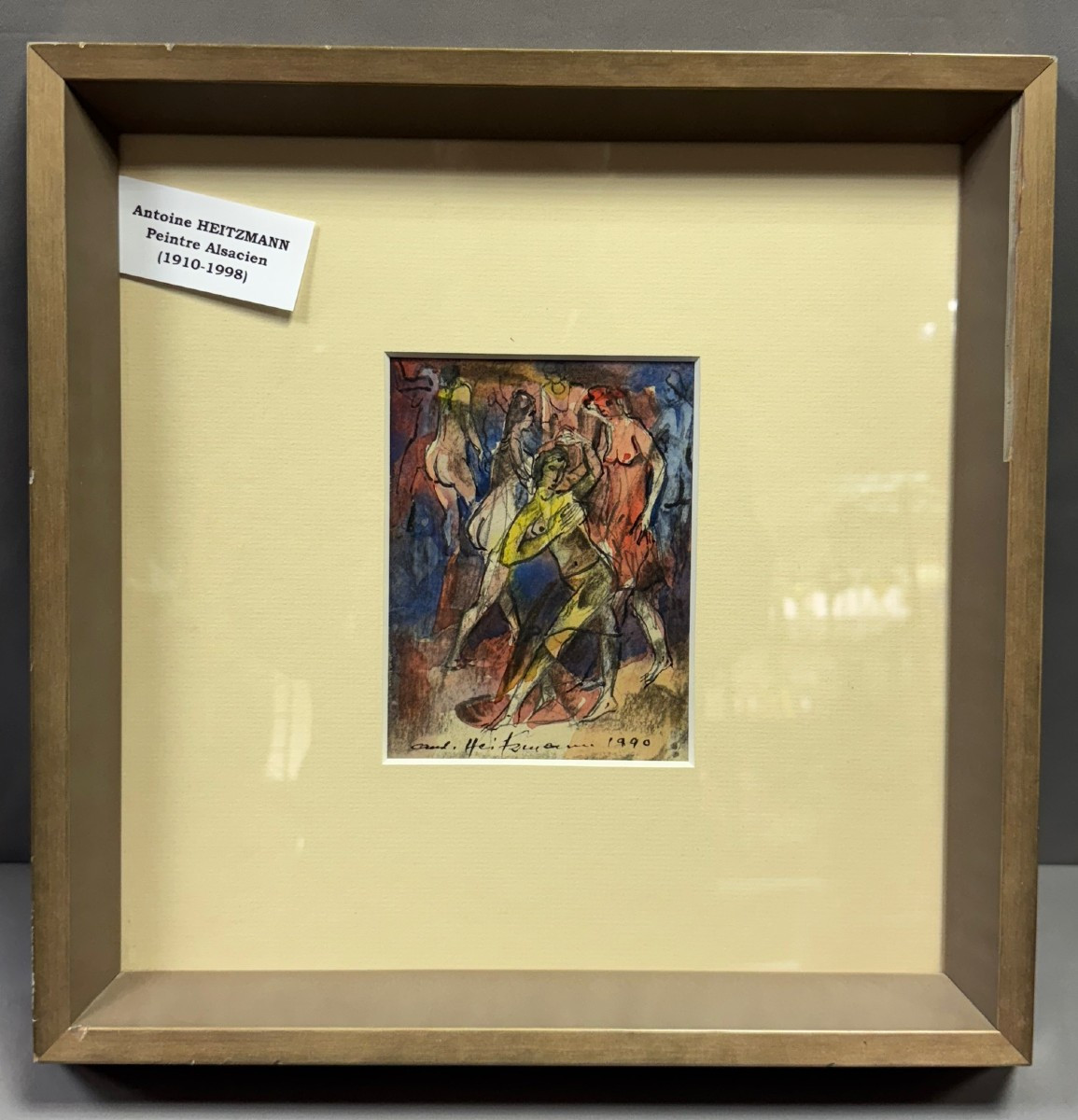 HEITZMANN Antoine artiste Alsacien du XX° siècle (1910-1998)-photo-3