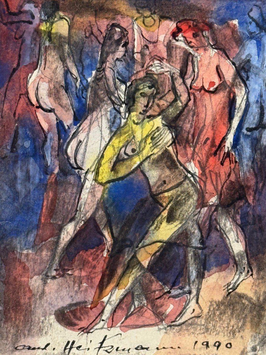 HEITZMANN Antoine artiste Alsacien du XX° siècle (1910-1998)-photo-4