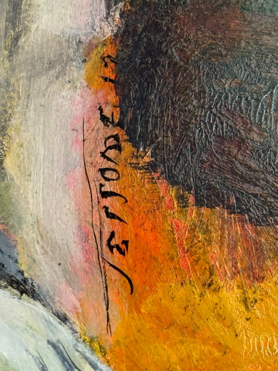 JESSOMME Len : TABLEAU de Len JESSOMME (1968-)Jeune Artiste Canadien (Hamilton)-photo-4