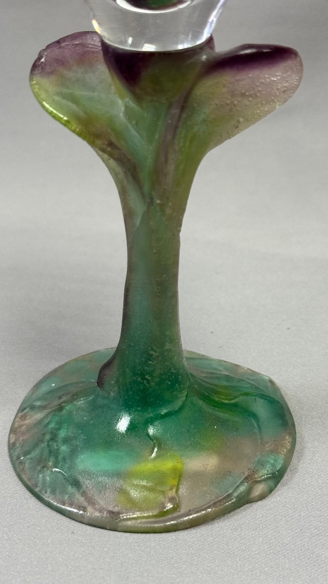 Daum: Champagne Flute From Daum In Nancy With Its Box-photo-1