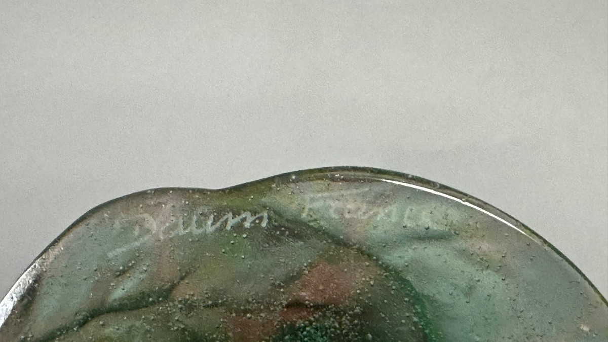 Daum: Champagne Flute From Daum In Nancy With Its Box-photo-3