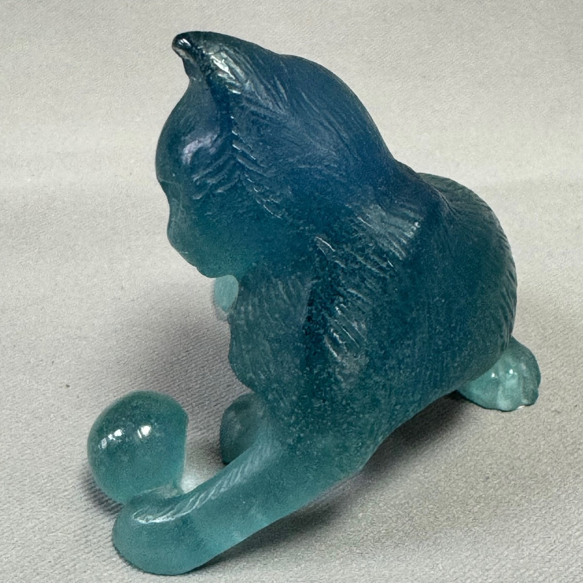 Daum: Cat Playing Ball, From Daum In Nancy, Without Its Box-photo-3