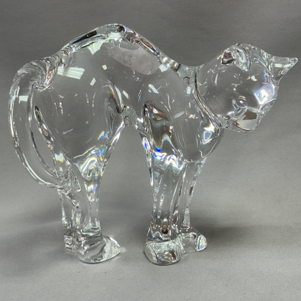 BACCARAT : Grand CHAT de la maison Baccarat en boite-photo-2