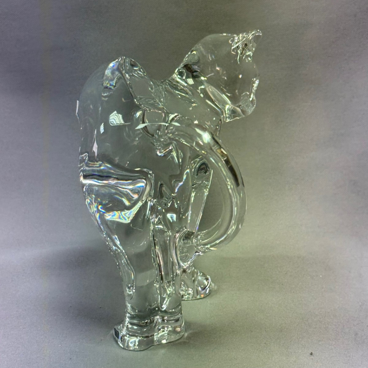 BACCARAT : Grand CHAT de la maison Baccarat en boite-photo-4