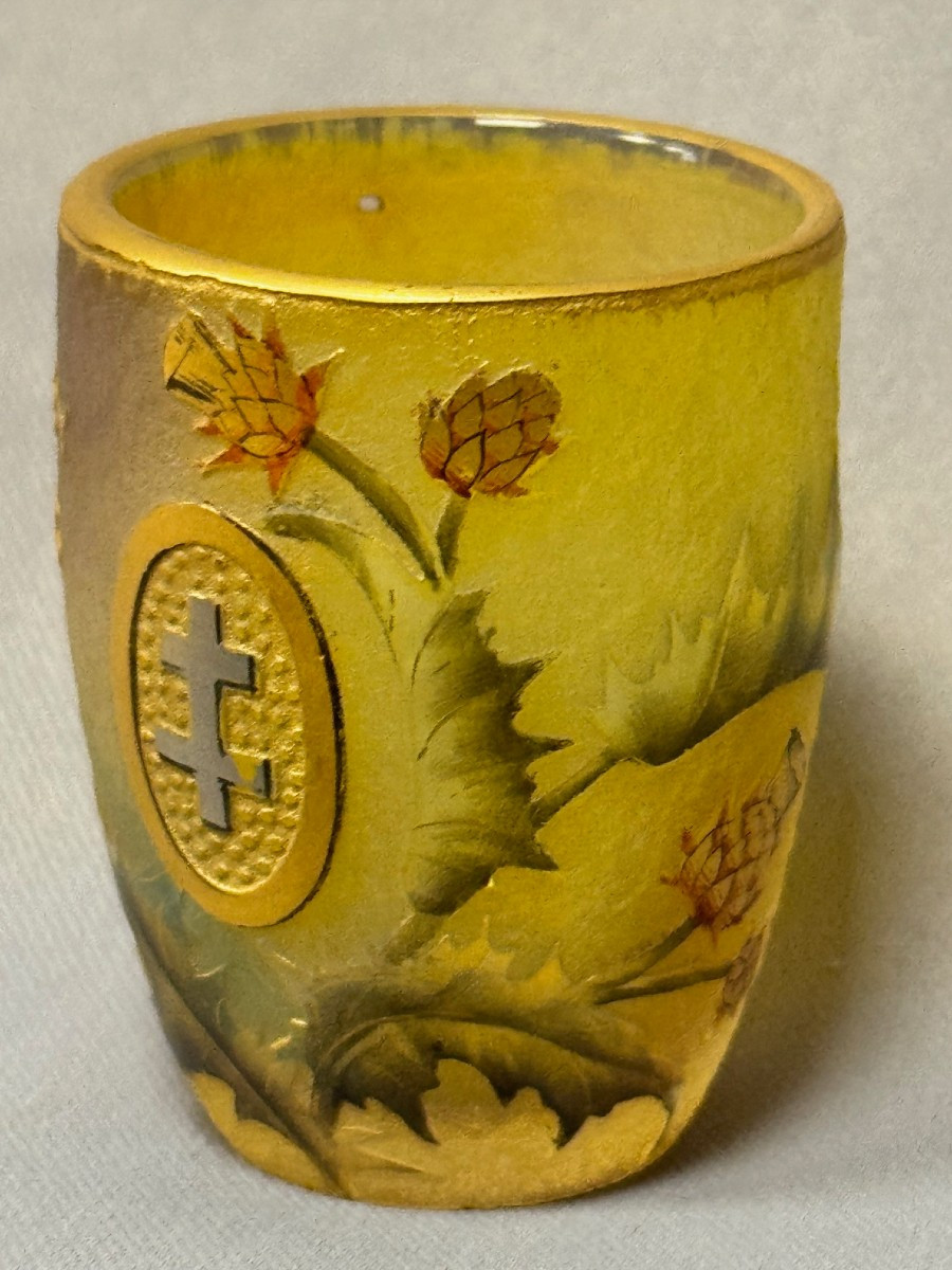 Daum: Glass, Daum Nancy Cross Of Lorraine Nancy 1906-photo-3
