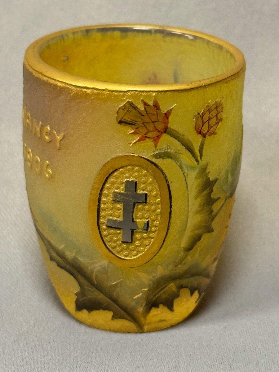 Daum: Glass, Daum Nancy Cross Of Lorraine Nancy 1906-photo-6