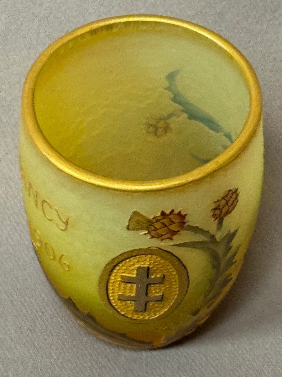 DAUM : VERRE,  Daum  Nancy Croix de Lorraine NANCY 1906-photo-5