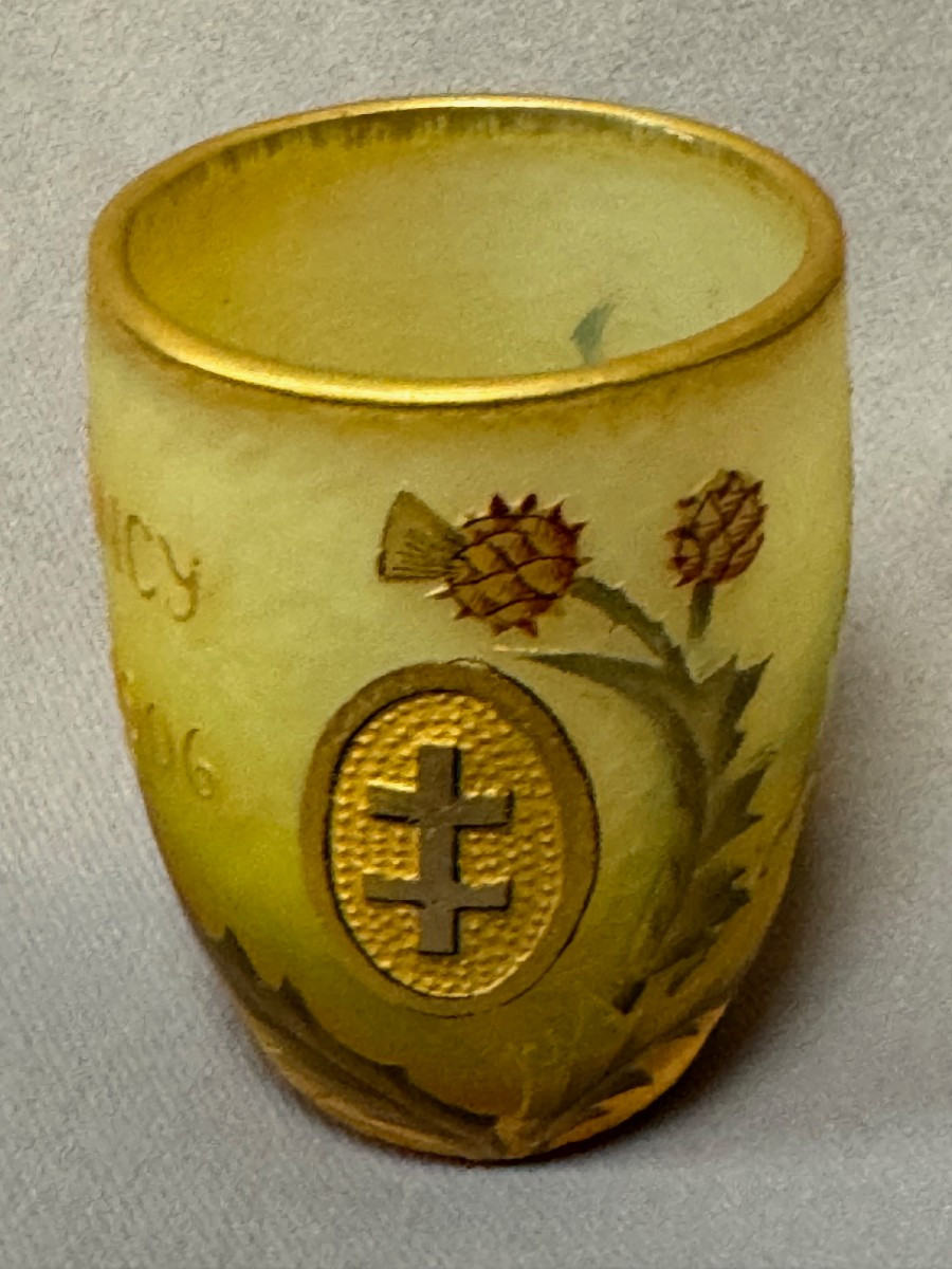 DAUM : VERRE,  Daum  Nancy Croix de Lorraine NANCY 1906