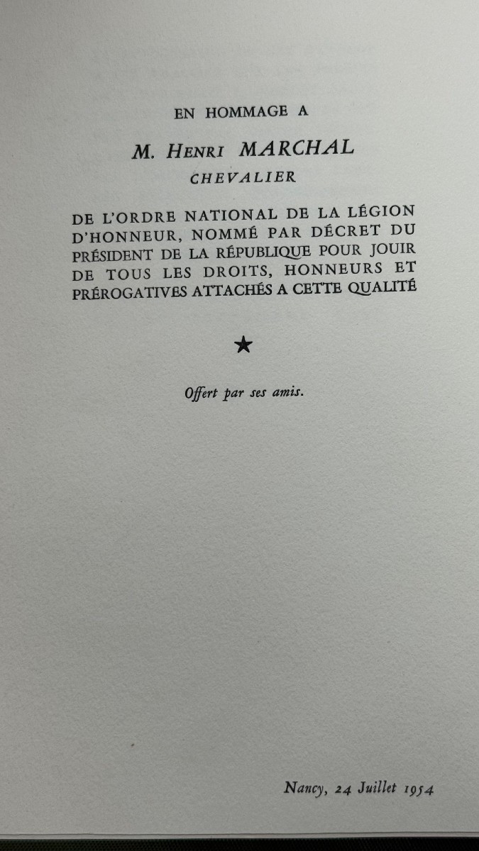 LIVRE : LA LEGION D'HONNEUR PAR JEAN DANIEL 1948 RELIURE AVEC LH EN MINIATURE-photo-5