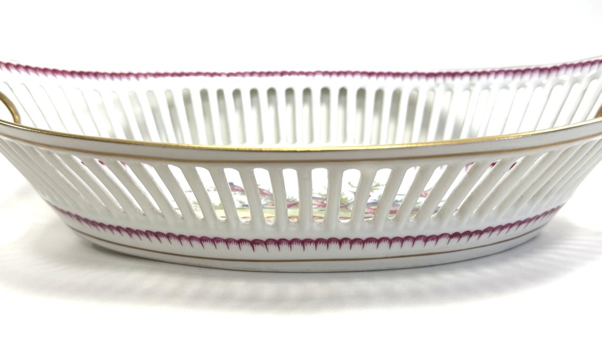 ROVINA EPINAL, COUPE EN PORCELAINE A FRUITS OU A PAIN-photo-2