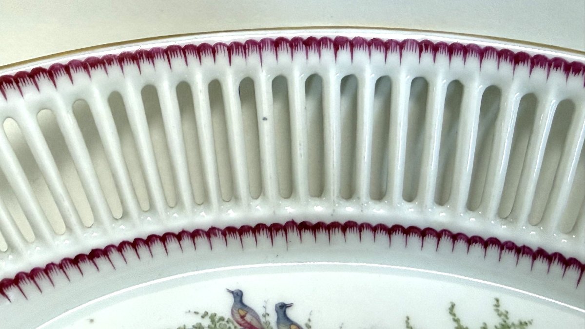 ROVINA EPINAL, COUPE EN PORCELAINE A FRUITS OU A PAIN-photo-1