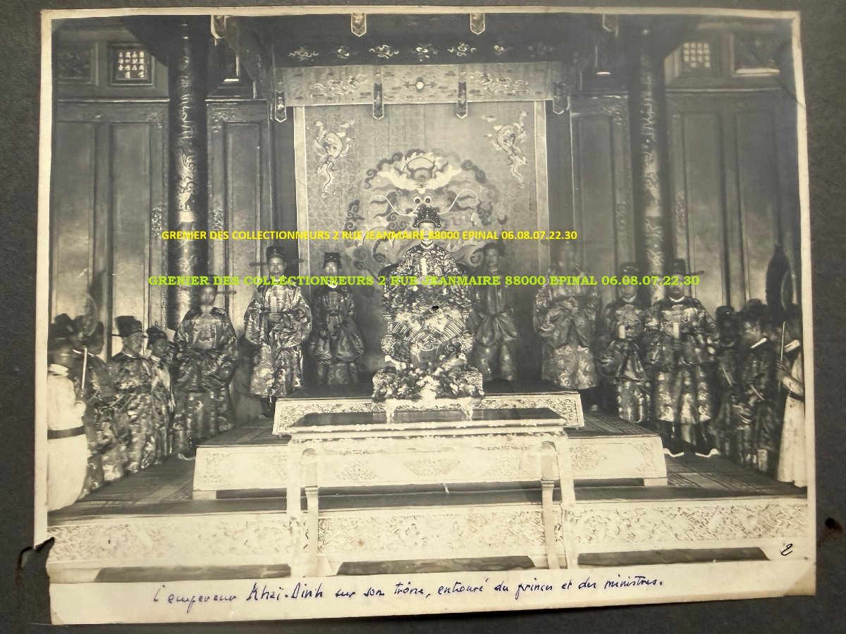 PHOTOS  ANNAM, GENERAL PUYPEROUX,  PHOTOGRAPHIE CITE INTERDITE DE HUE 1920-photo-2