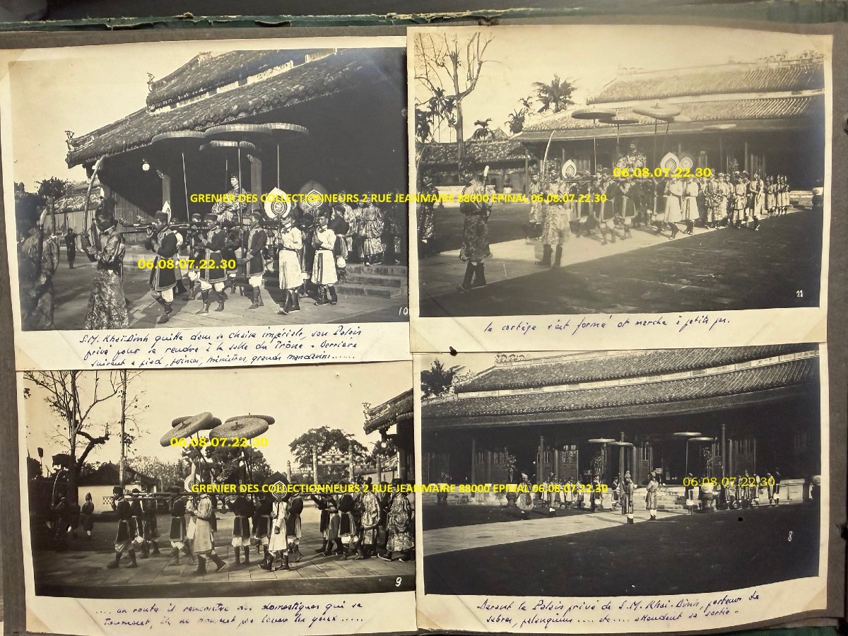 PHOTOS  ANNAM, GENERAL PUYPEROUX,  PHOTOGRAPHIE CITE INTERDITE DE HUE 1920-photo-3