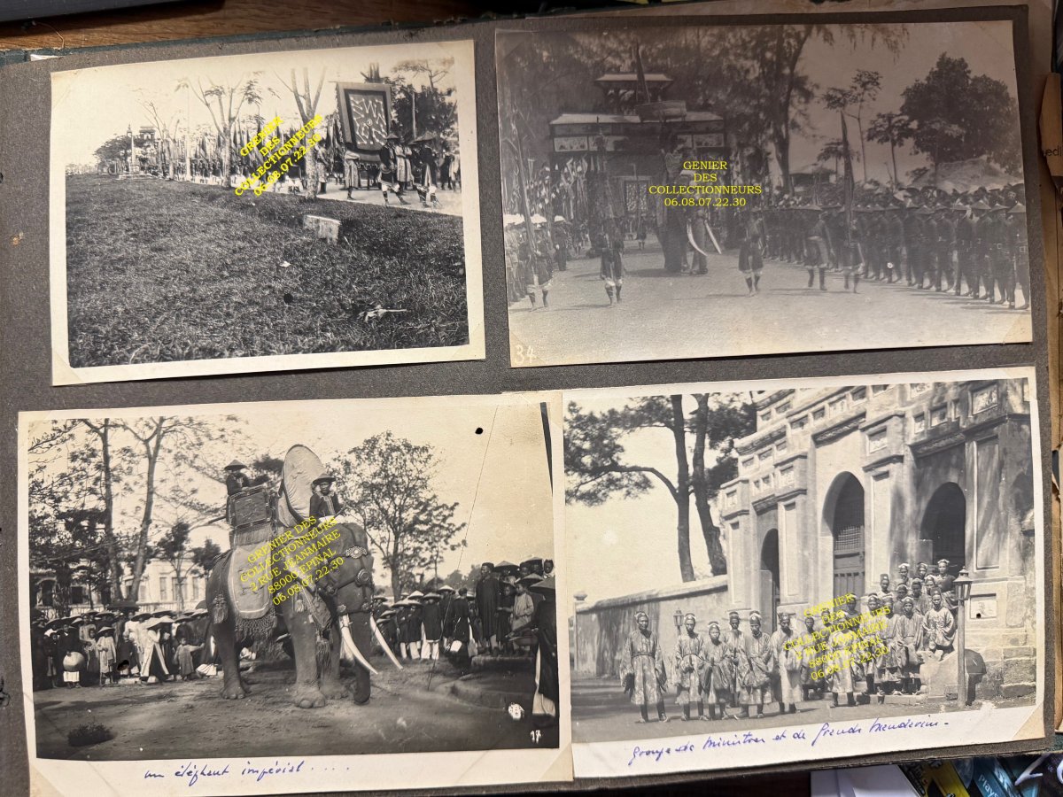 PHOTOS  ANNAM, GENERAL PUYPEROUX,  PHOTOGRAPHIE CITE INTERDITE DE HUE 1920-photo-4