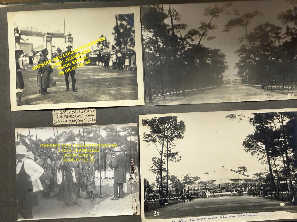 PHOTOS  ANNAM, GENERAL PUYPEROUX,  PHOTOGRAPHIE CITE INTERDITE DE HUE 1920-photo-2