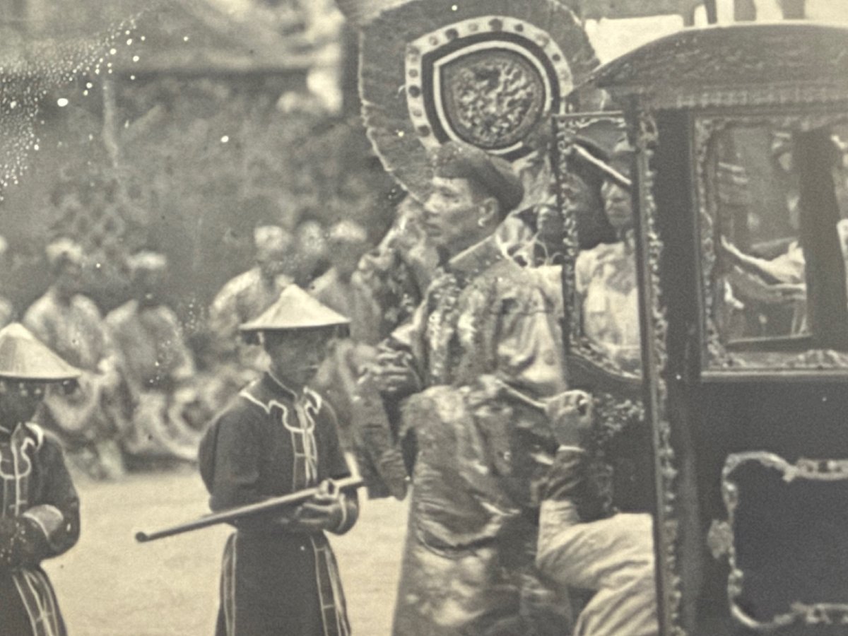 PHOTOS  ANNAM, GENERAL PUYPEROUX,  PHOTOGRAPHIE CITE INTERDITE DE HUE 1920-photo-4