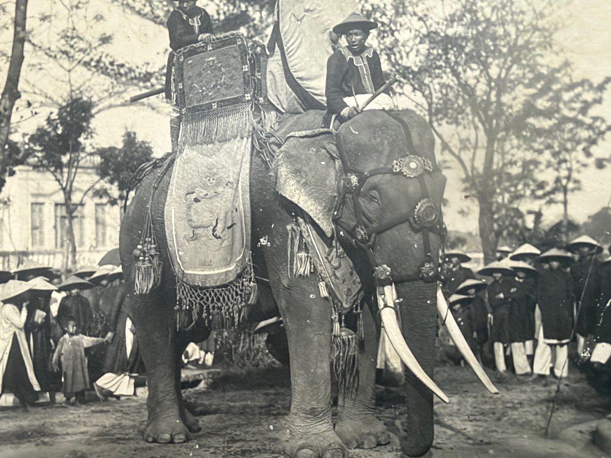 PHOTOS  ANNAM, GENERAL PUYPEROUX,  PHOTOGRAPHIE CITE INTERDITE DE HUE 1920-photo-7