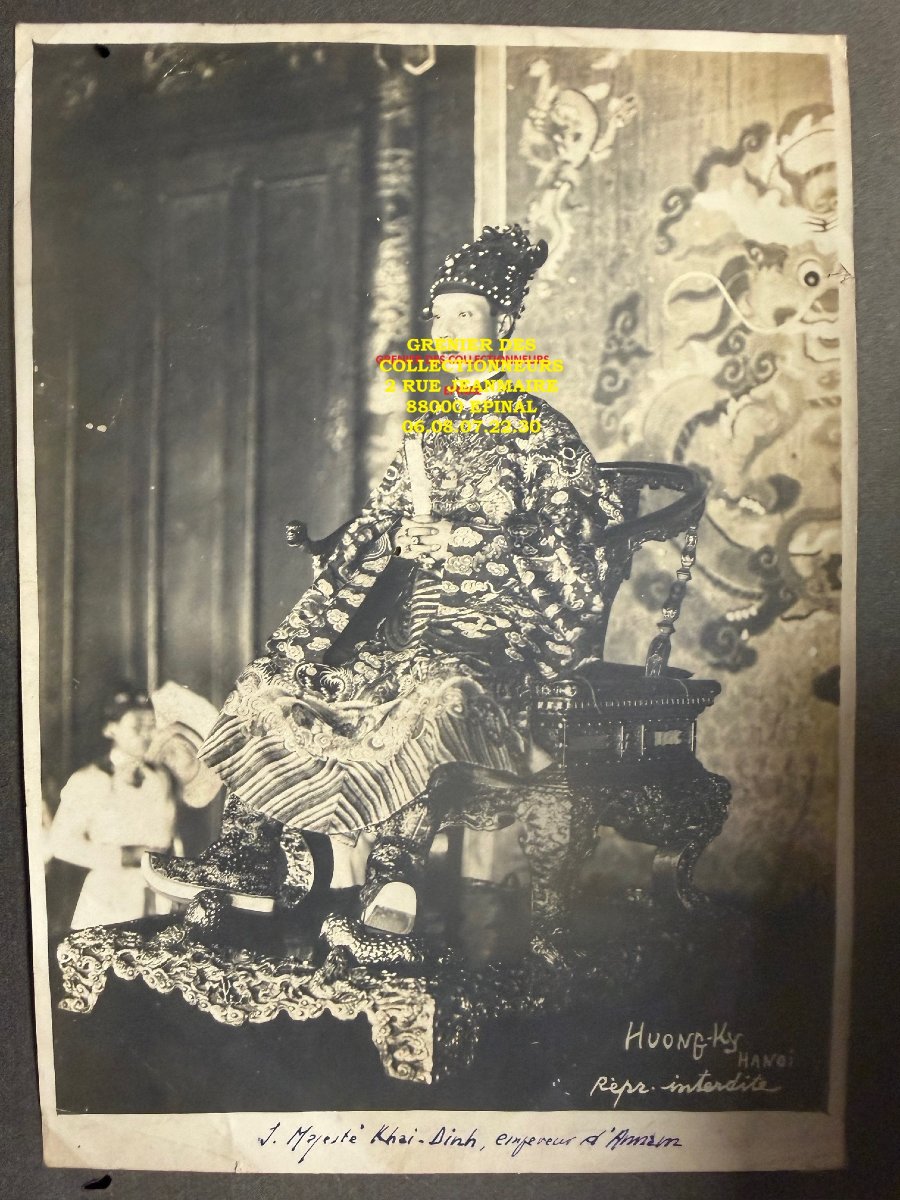 PHOTOS  ANNAM, GENERAL PUYPEROUX,  PHOTOGRAPHIE CITE INTERDITE DE HUE 1920-photo-8