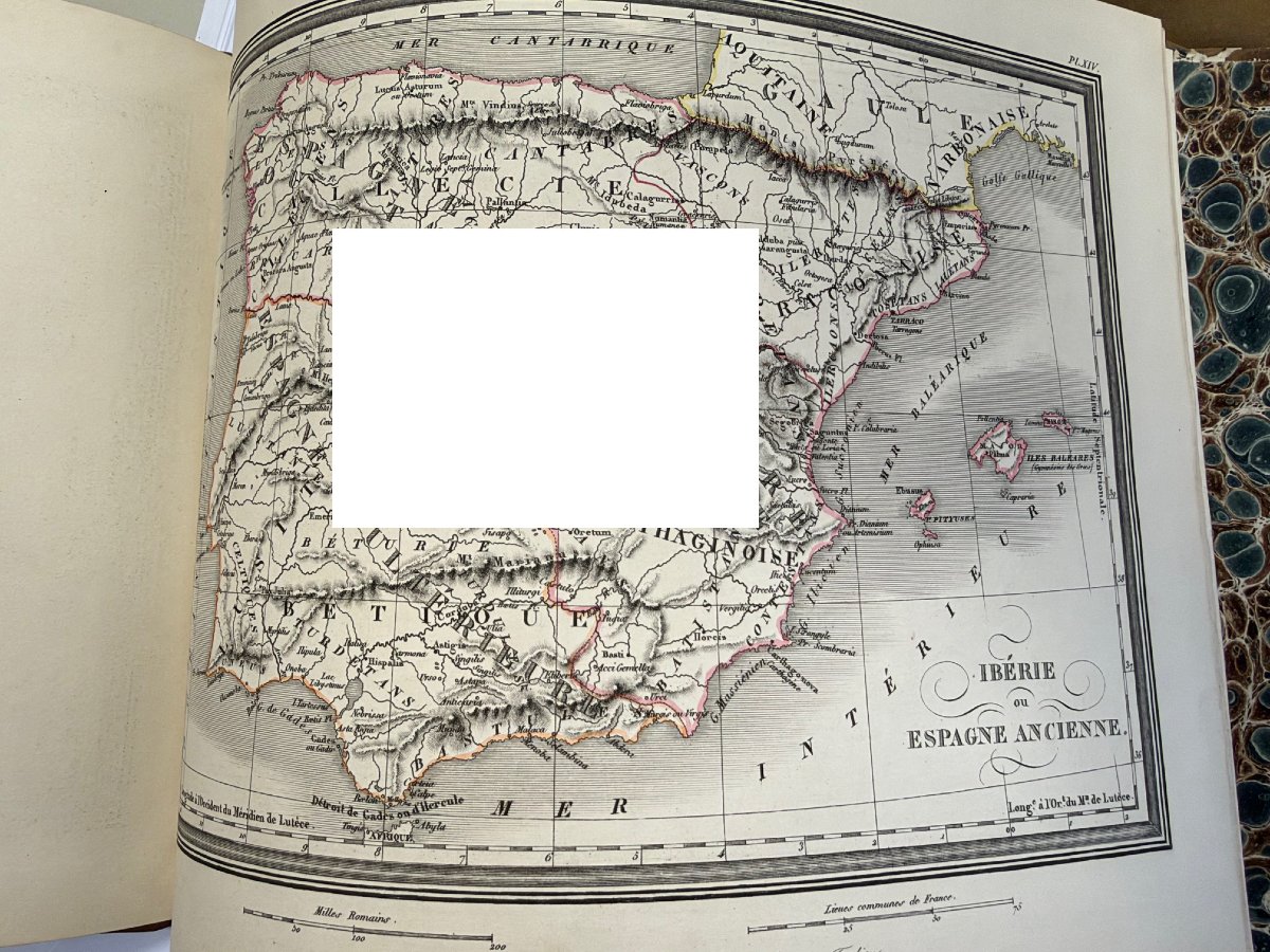 Atlas By The Count Of Ségur, Paris, 1847, Containing 20 Maps Related To World History-photo-1