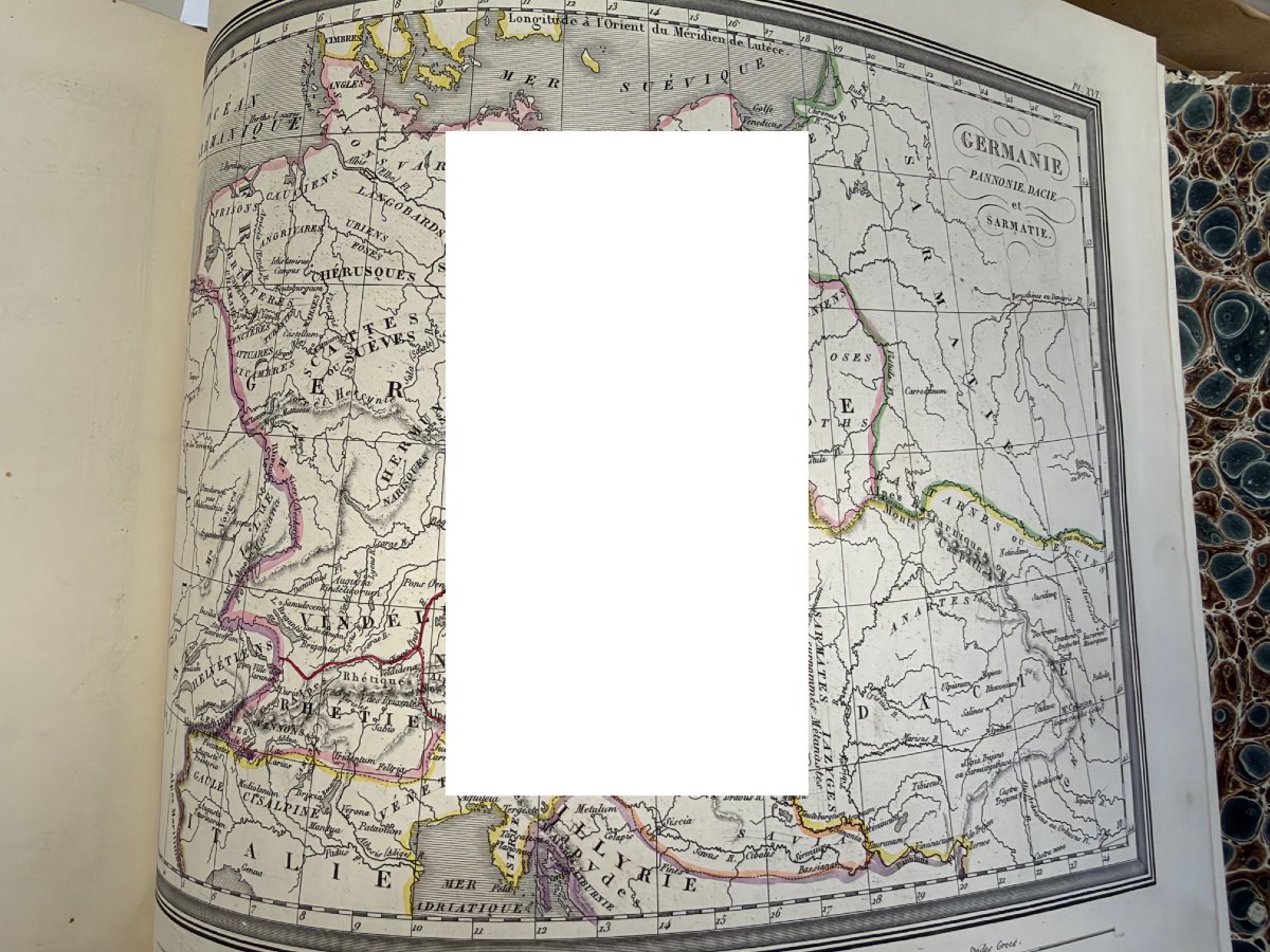 Atlas By The Count Of Ségur, Paris, 1847, Containing 20 Maps Related To World History-photo-2
