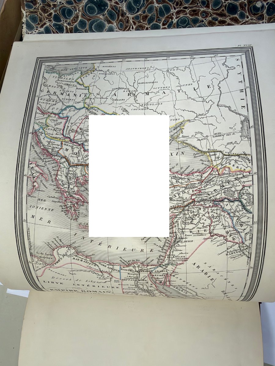 Atlas By The Count Of Ségur, Paris, 1847, Containing 20 Maps Related To World History-photo-4