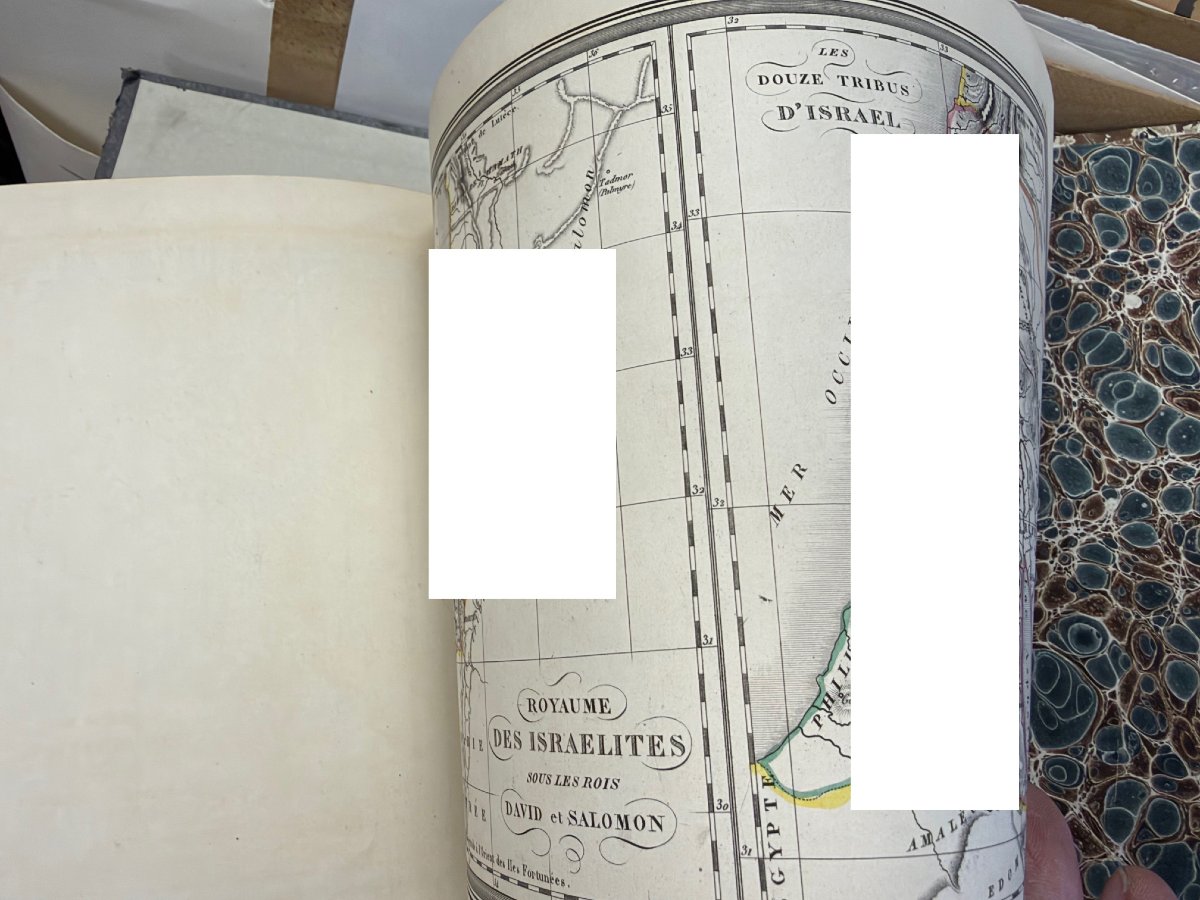 Atlas By The Count Of Ségur, Paris, 1847, Containing 20 Maps Related To World History-photo-5