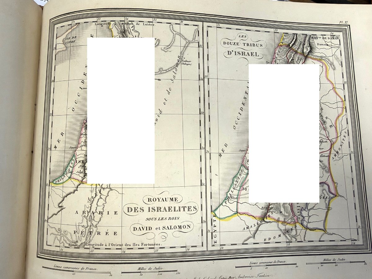 Atlas By The Count Of Ségur, Paris, 1847, Containing 20 Maps Related To World History