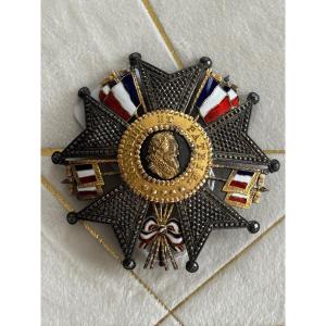 Plate Of Grand Cross The Order Of The Legion Of Honor Model Monarchy Of July 1830-1848