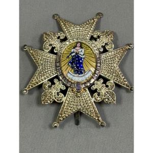 Plate Of Grand Cross Of The Order Of Charles III Of Spain 