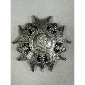 PLAQUE DE GRAND CROIX DE L'ORDRE DE LA LEGION D'HONNEUR EPOQUE RESTAURATION (1815-1830) (2)