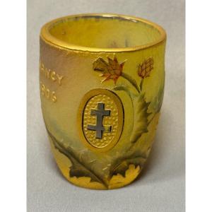 Daum: Glass, Daum Nancy Cross Of Lorraine Nancy 1906