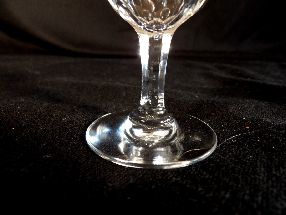 14 Crystal Liqueur Glasses From Cristallerie Lorraine (1925-1997)-photo-3